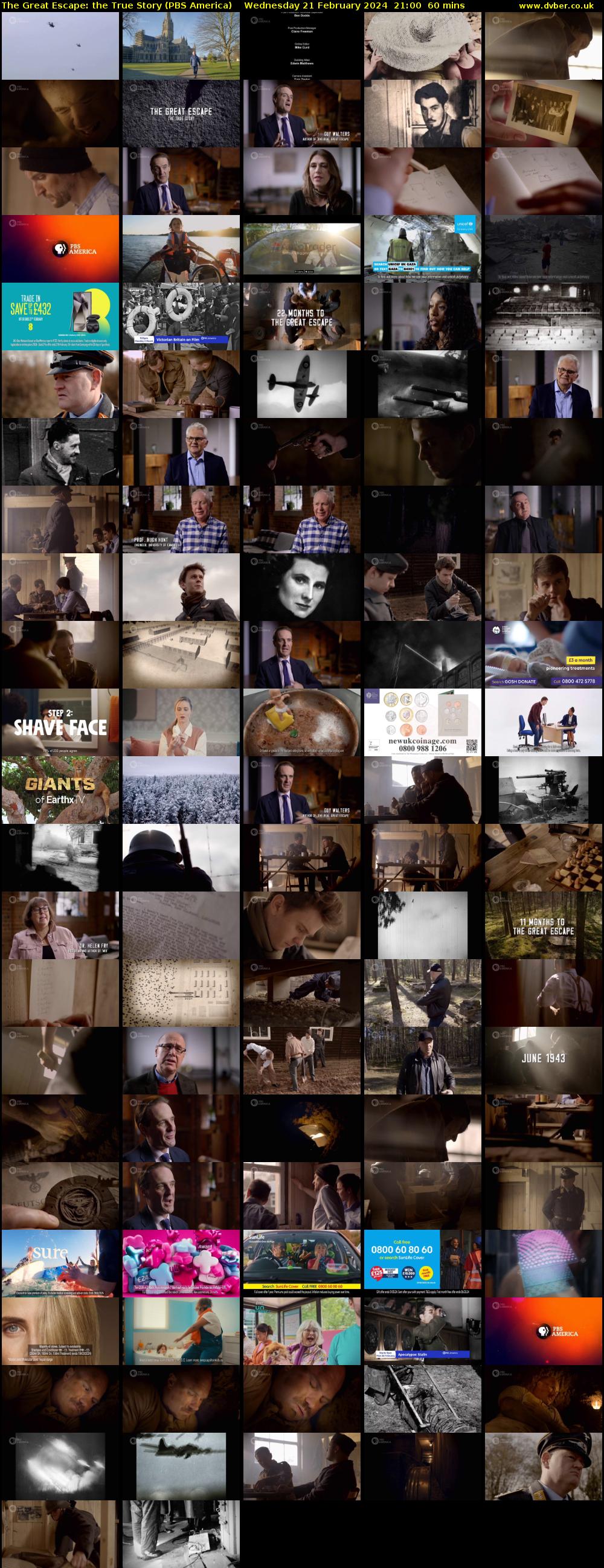 The Great Escape: the True Story (PBS America) Wednesday 21 February 2024 21:00 - 22:00