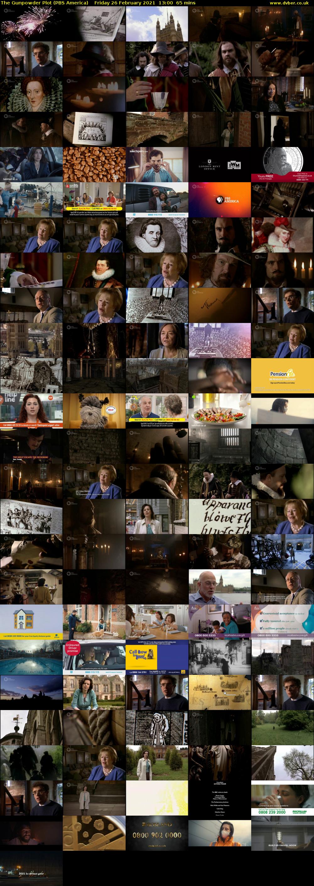 The Gunpowder Plot (PBS America) Friday 26 February 2021 13:00 - 14:05