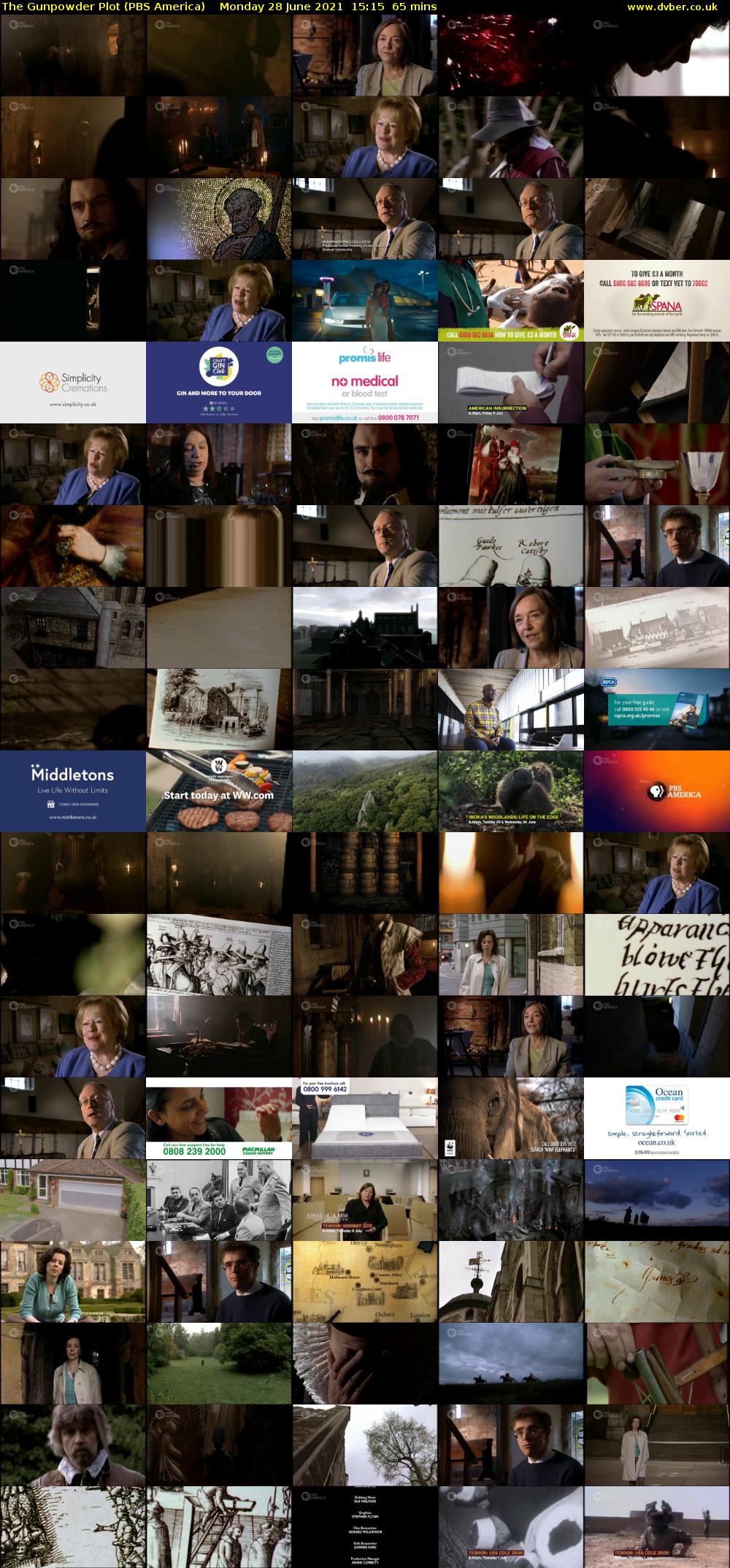 The Gunpowder Plot (PBS America) Monday 28 June 2021 15:15 - 16:20