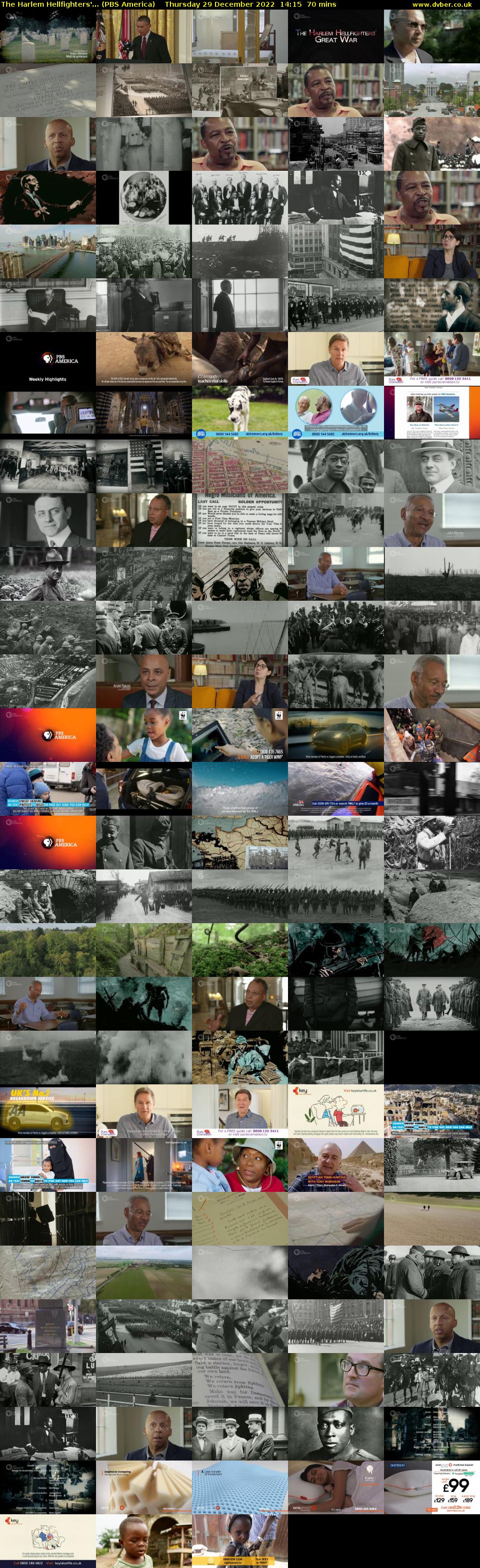 The Harlem Hellfighters'... (PBS America) Thursday 29 December 2022 14:15 - 15:25