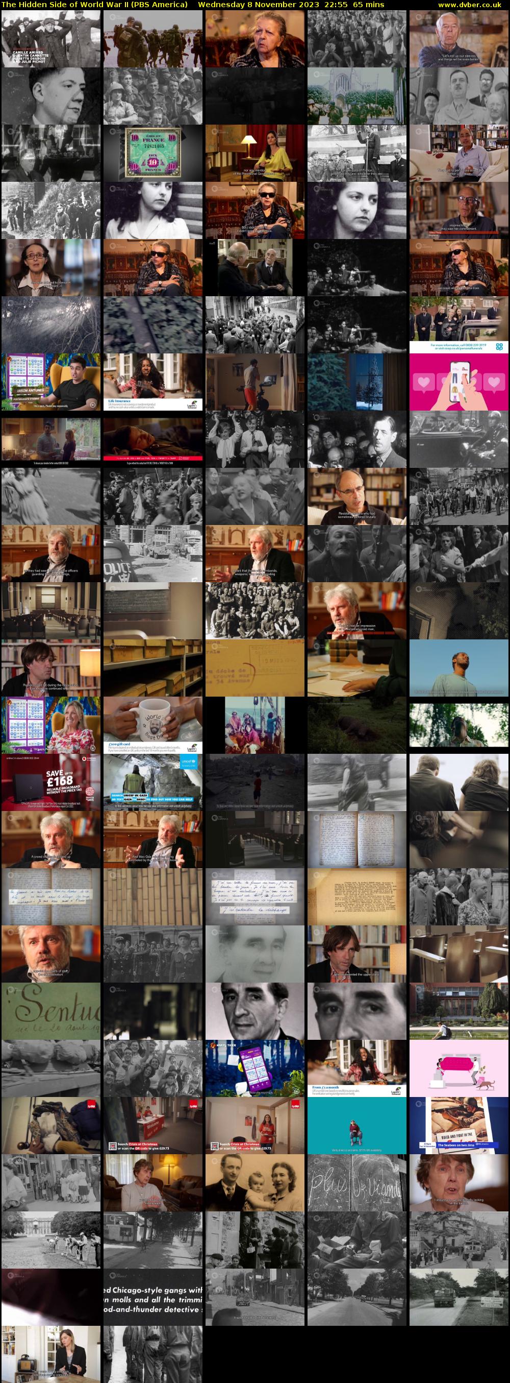 The Hidden Side of World War II (PBS America) Wednesday 8 November 2023 22:55 - 00:00