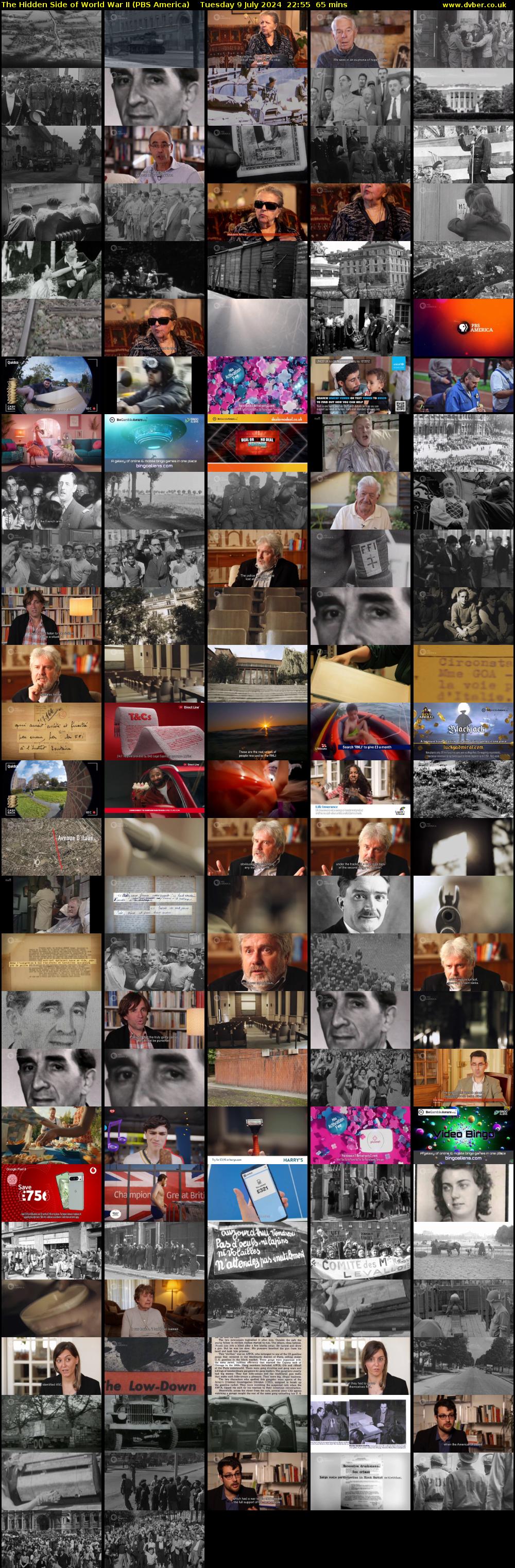 The Hidden Side of World War II (PBS America) Tuesday 9 July 2024 22:55 - 00:00