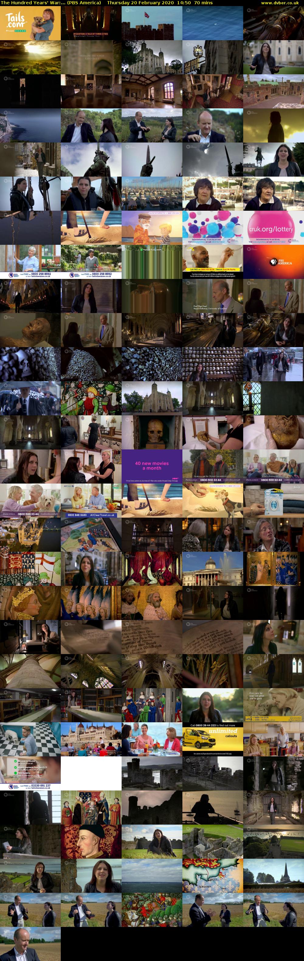 The Hundred Years' War:... (PBS America) Thursday 20 February 2020 14:50 - 16:00