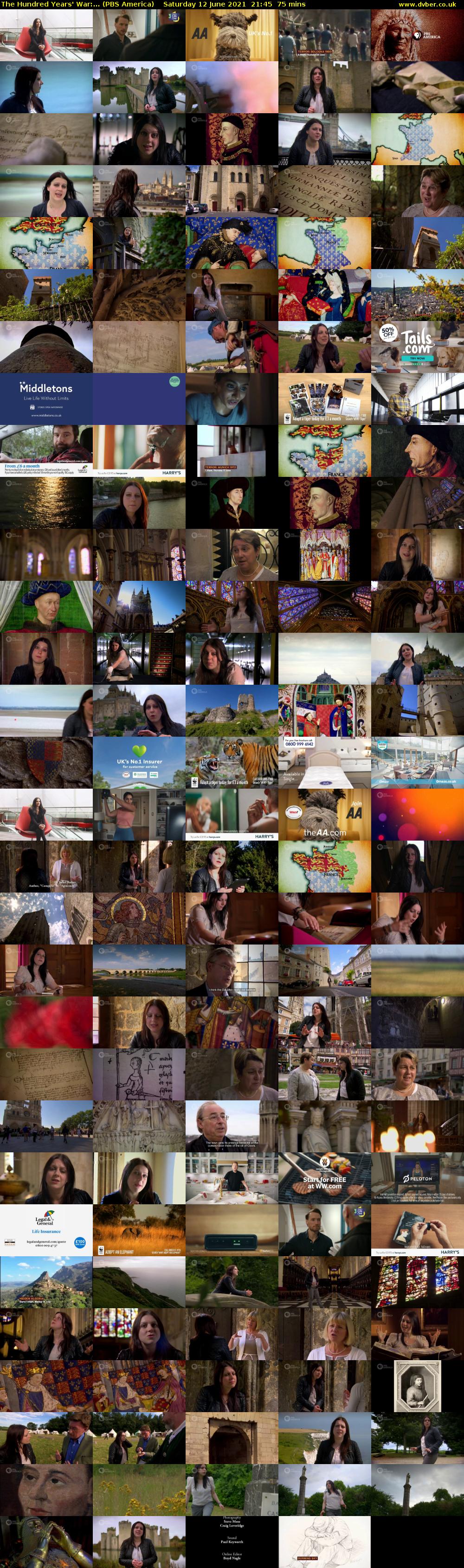The Hundred Years' War:... (PBS America) Saturday 12 June 2021 21:45 - 23:00