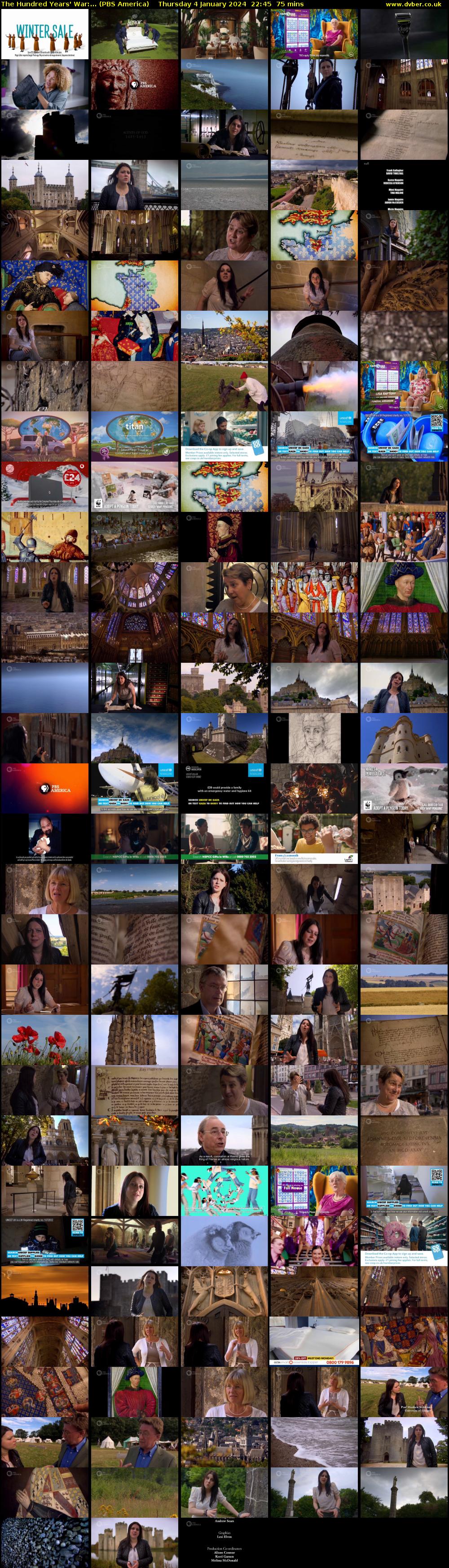 The Hundred Years' War:... (PBS America) Thursday 4 January 2024 22:45 - 00:00