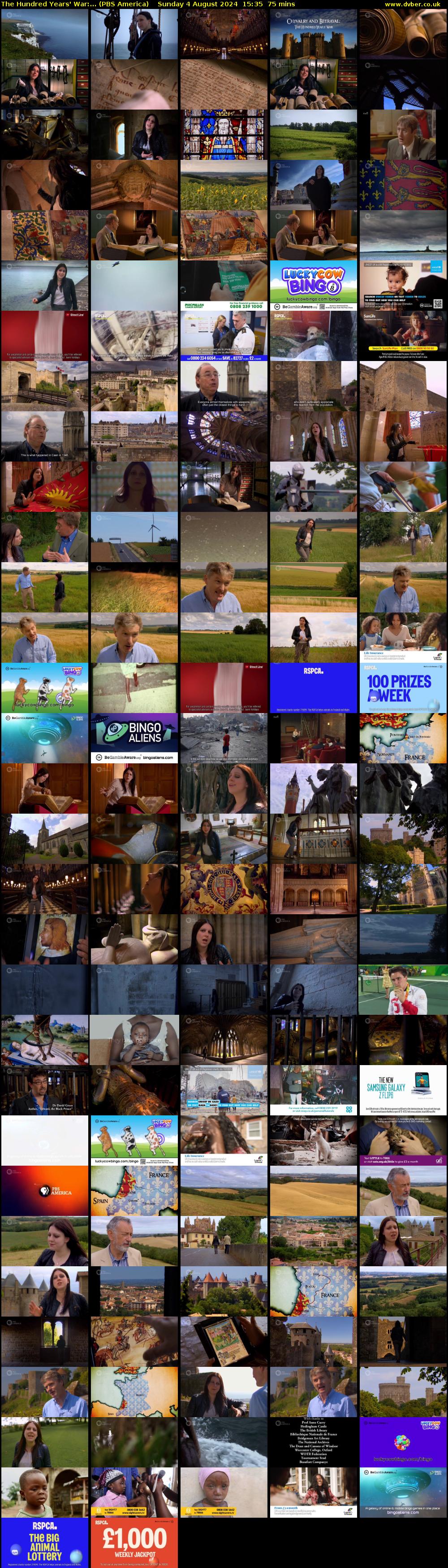 The Hundred Years' War:... (PBS America) Sunday 4 August 2024 15:35 - 16:50