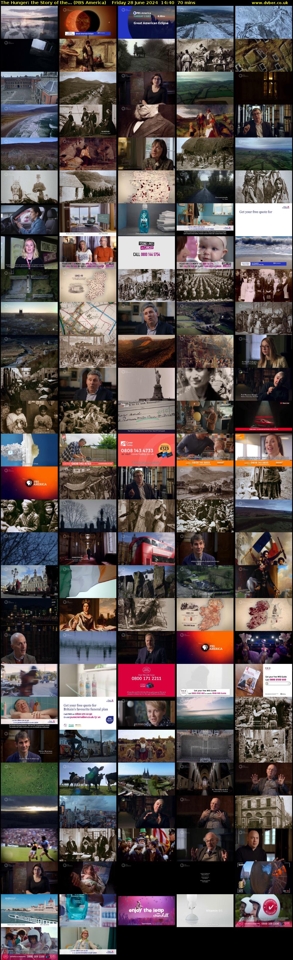 The Hunger: the Story of the... (PBS America) Friday 28 June 2024 14:40 - 15:50