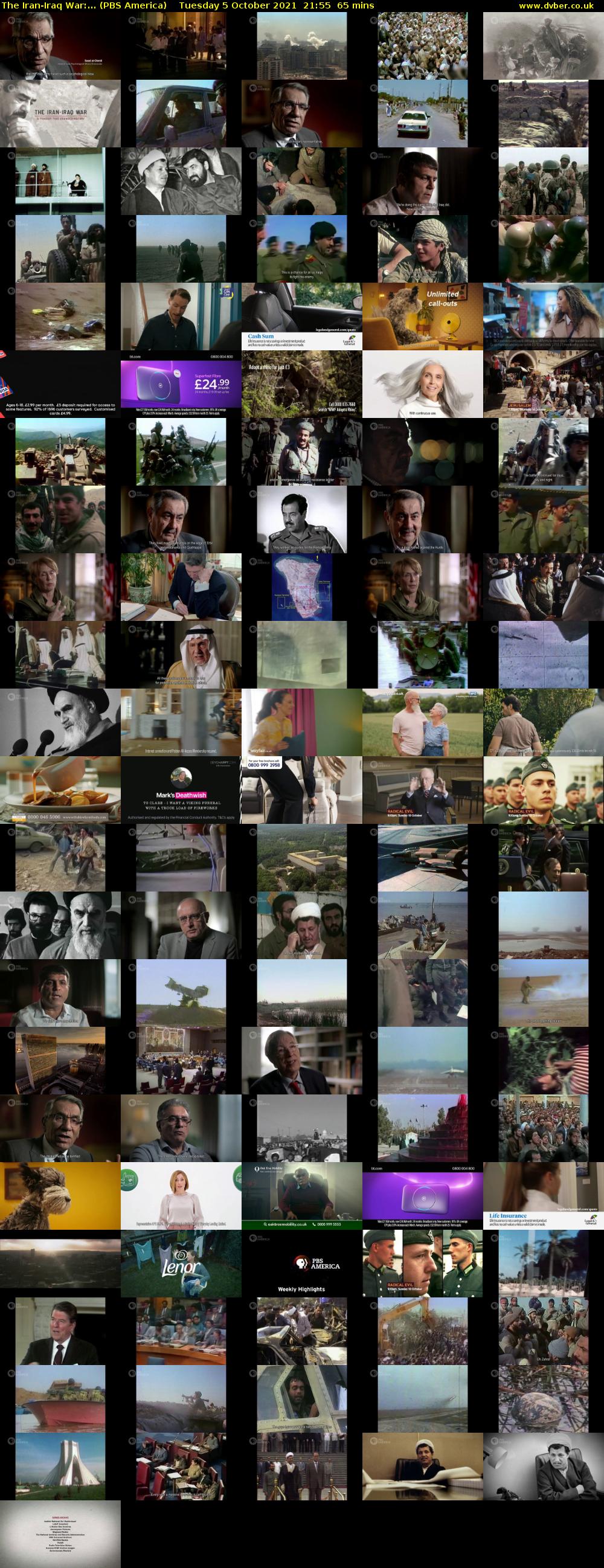 The Iran-Iraq War:... (PBS America) Tuesday 5 October 2021 21:55 - 23:00