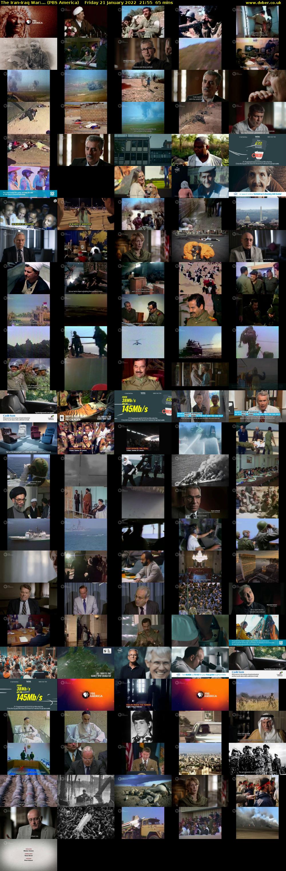 The Iran-Iraq War:... (PBS America) Friday 21 January 2022 21:55 - 23:00