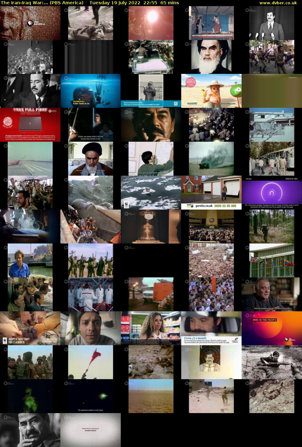 The Iran-Iraq War:... (PBS America) Tuesday 19 July 2022 22:55 - 00:00