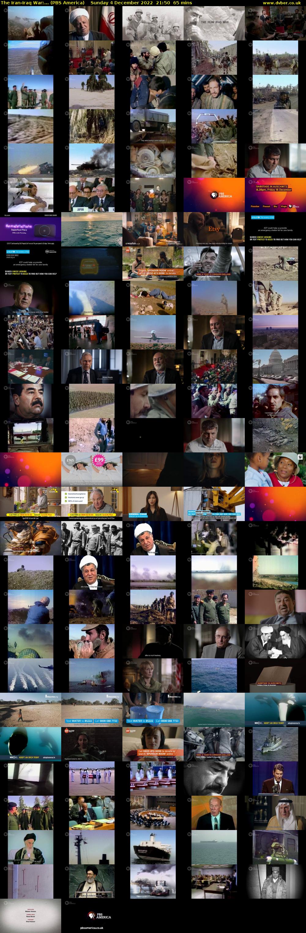 The Iran-Iraq War:... (PBS America) Sunday 4 December 2022 21:50 - 22:55
