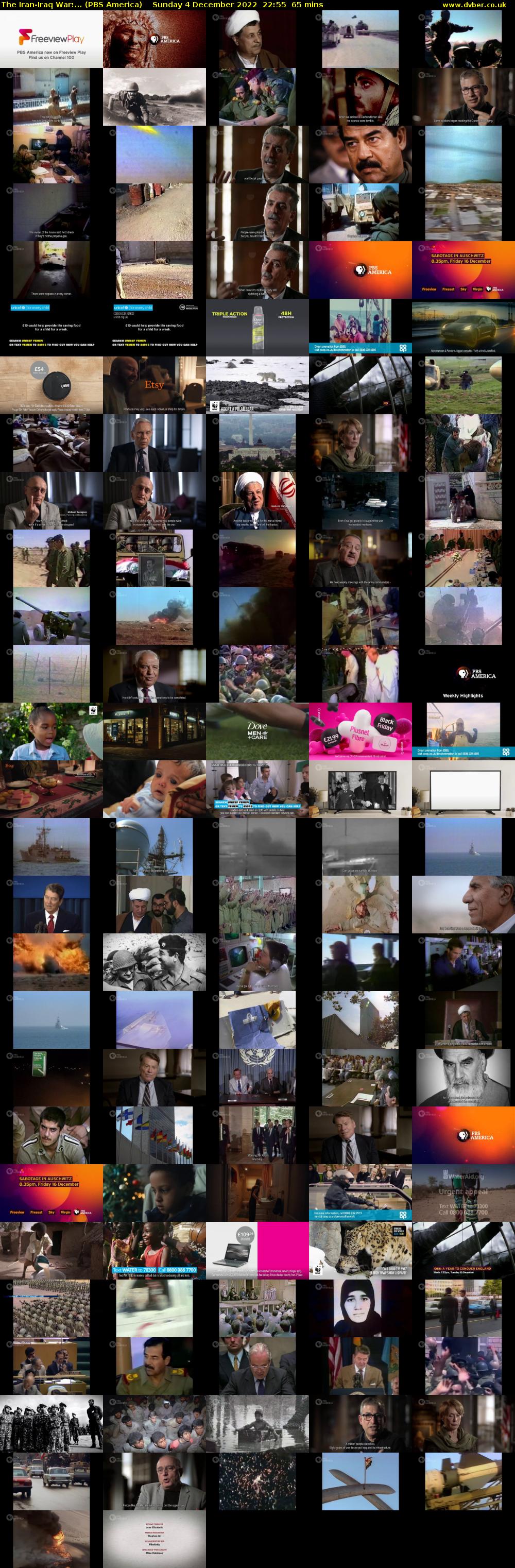 The Iran-Iraq War:... (PBS America) Sunday 4 December 2022 22:55 - 00:00