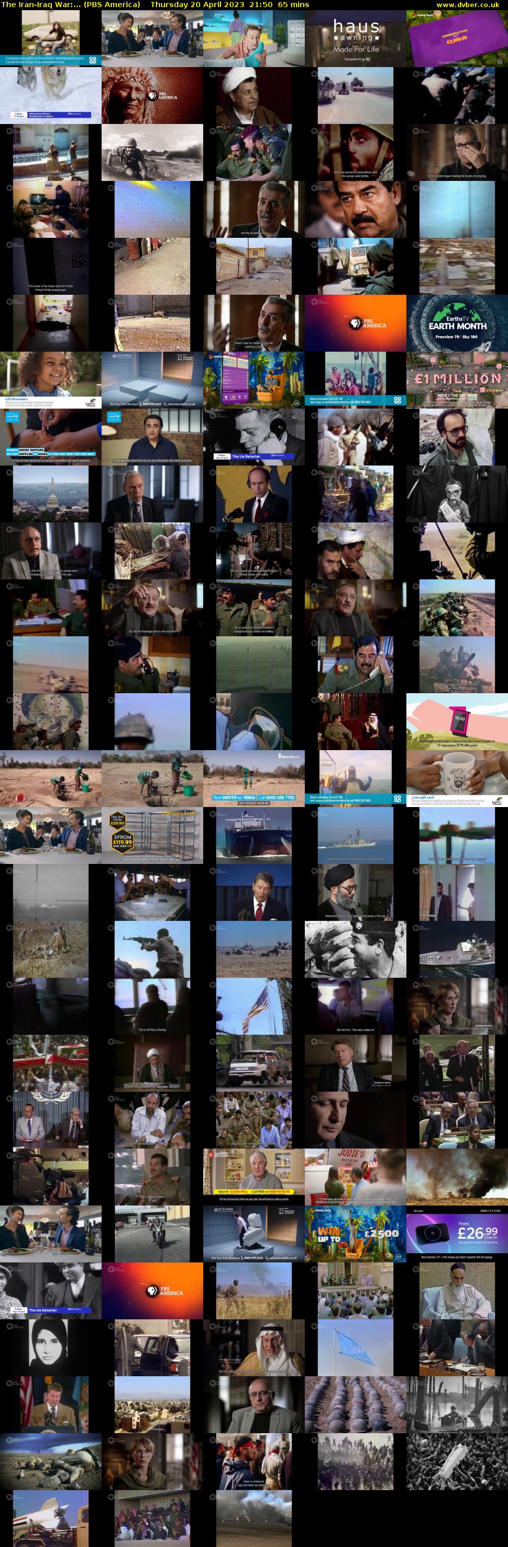 The Iran-Iraq War:... (PBS America) Thursday 20 April 2023 21:50 - 22:55