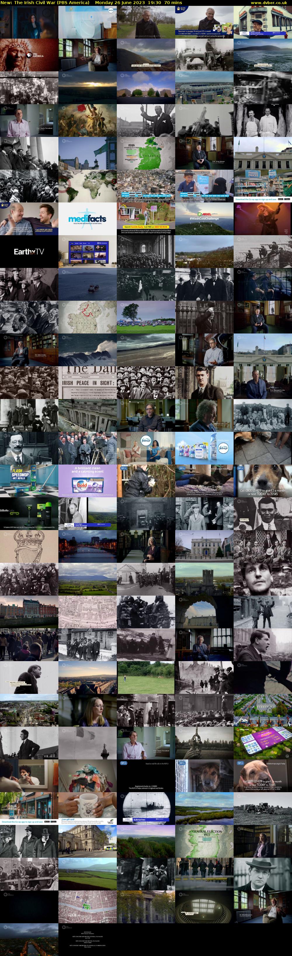 The Irish Civil War (PBS America) Monday 26 June 2023 19:30 - 20:40