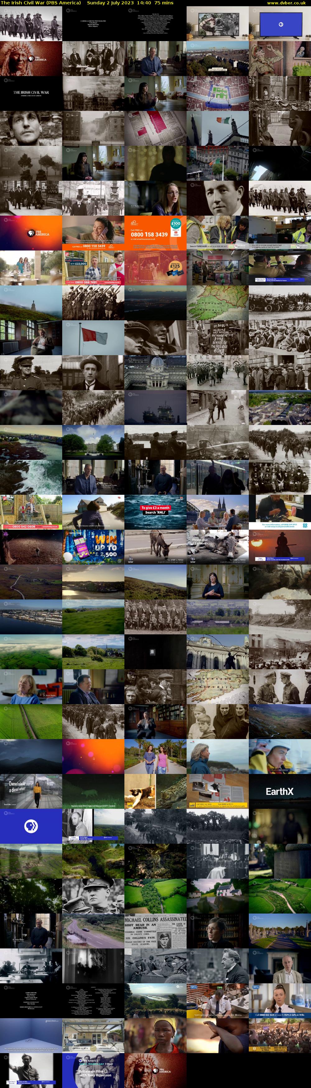 The Irish Civil War (PBS America) Sunday 2 July 2023 14:40 - 15:55