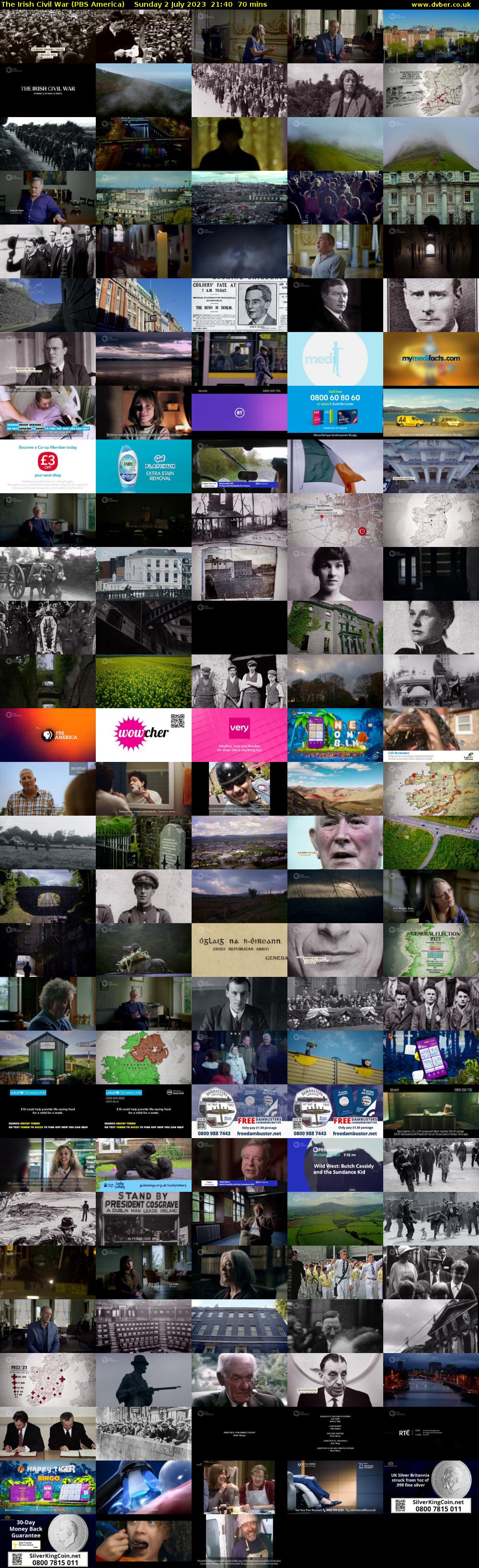 The Irish Civil War (PBS America) Sunday 2 July 2023 21:40 - 22:50