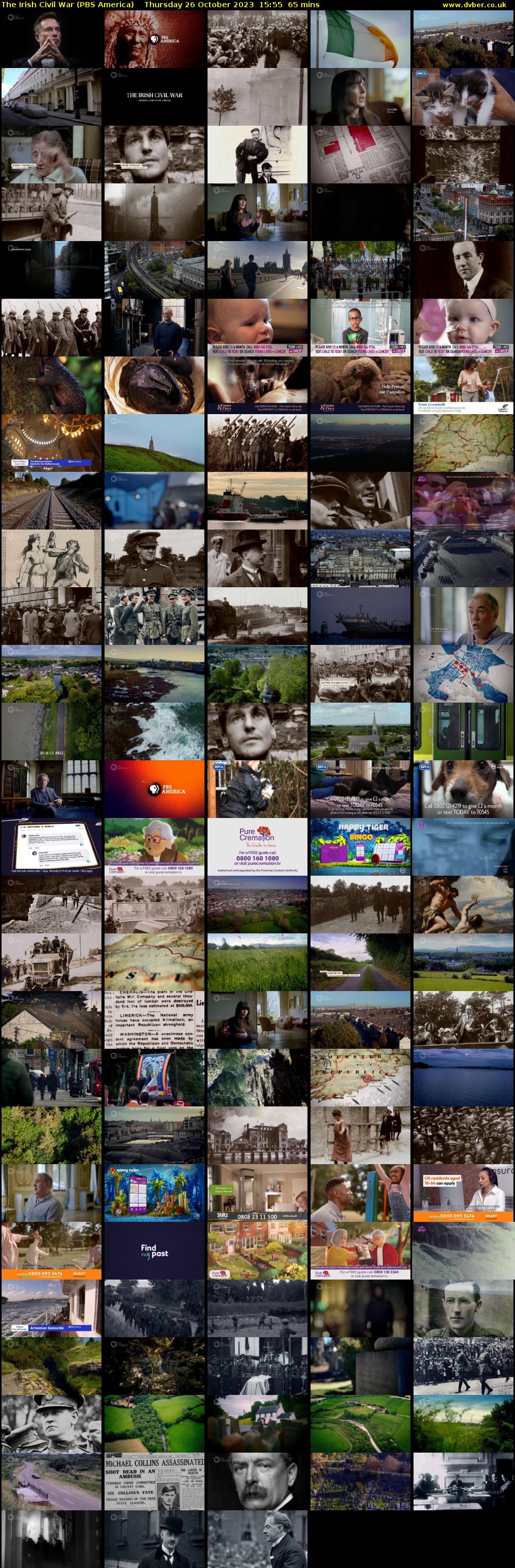 The Irish Civil War (PBS America) Thursday 26 October 2023 15:55 - 17:00