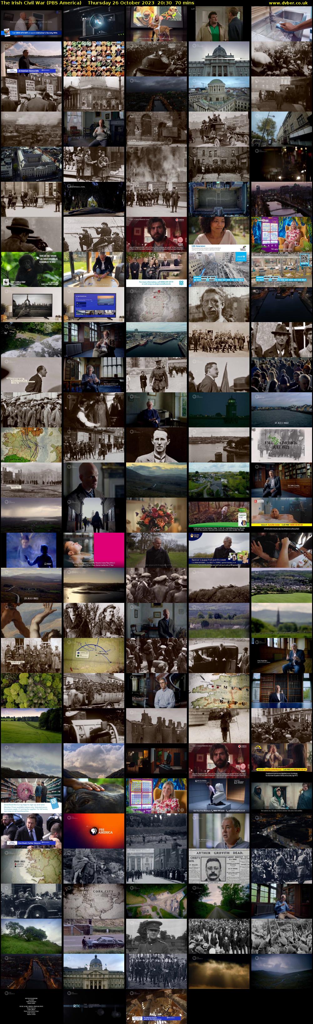 The Irish Civil War (PBS America) Thursday 26 October 2023 20:30 - 21:40
