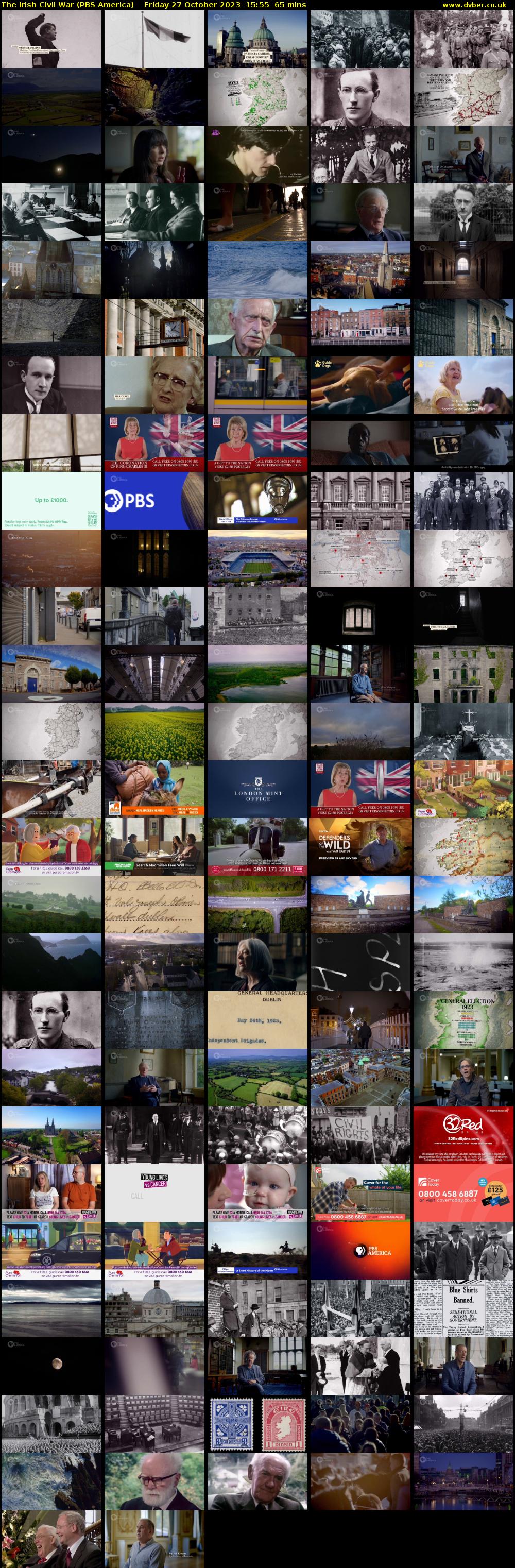 The Irish Civil War (PBS America) Friday 27 October 2023 15:55 - 17:00