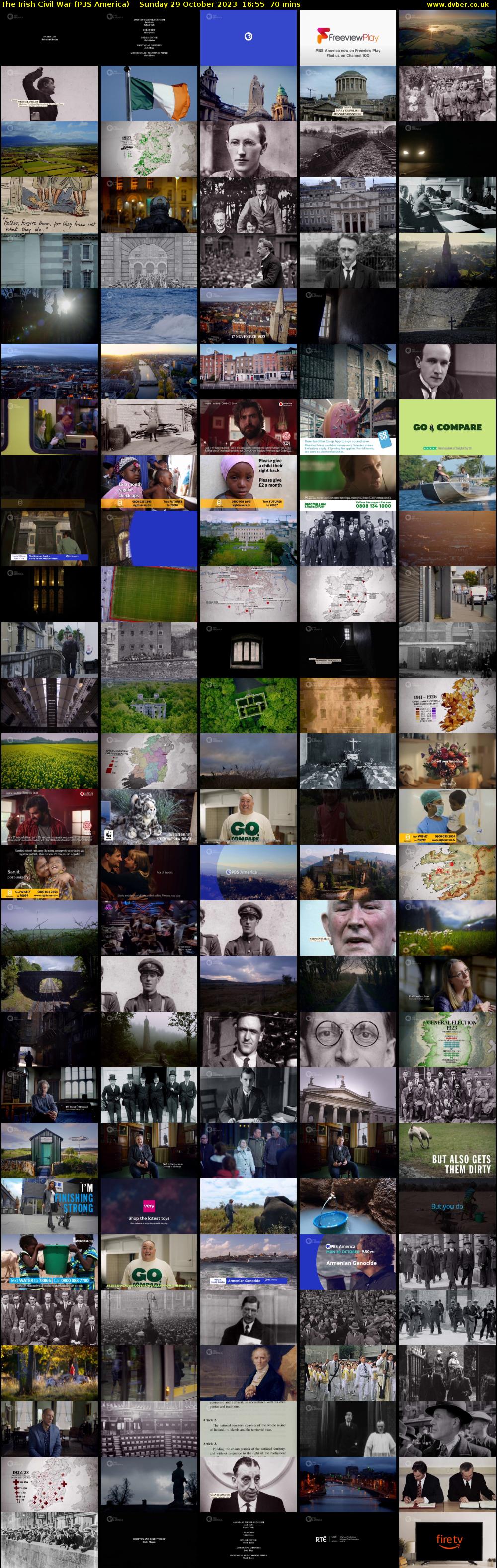 The Irish Civil War (PBS America) Sunday 29 October 2023 16:55 - 18:05