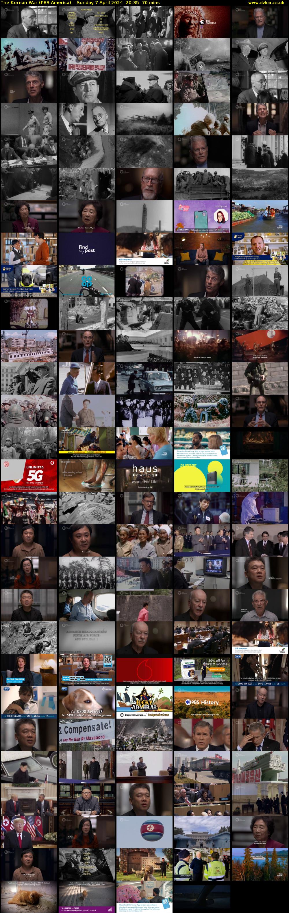 The Korean War (PBS America) Sunday 7 April 2024 20:35 - 21:45