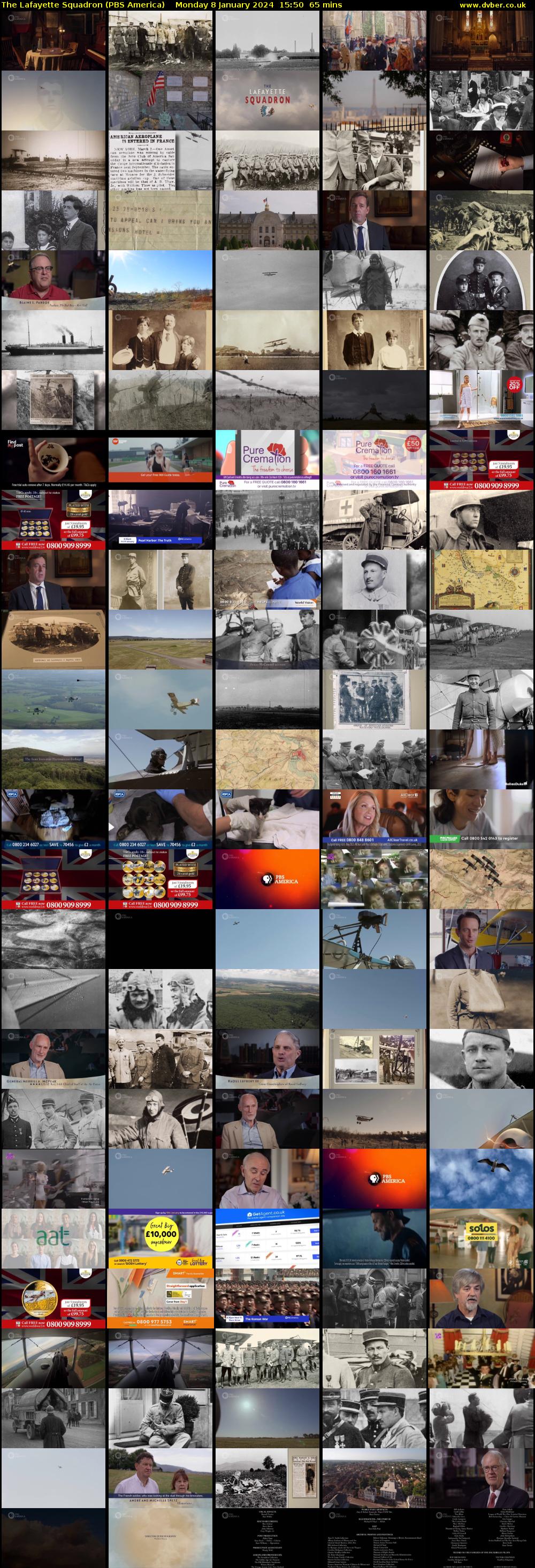 The Lafayette Squadron (PBS America) Monday 8 January 2024 15:50 - 16:55