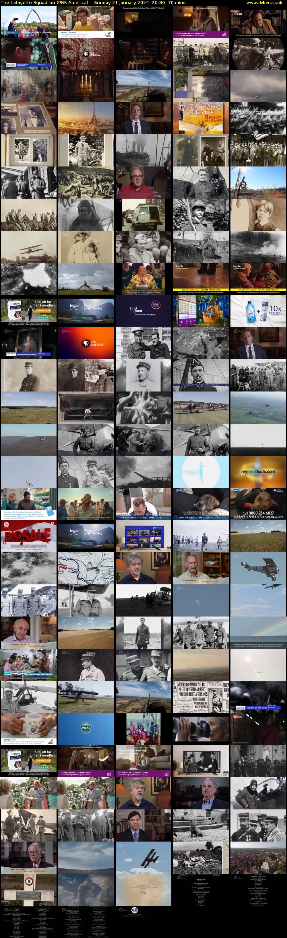 The Lafayette Squadron (PBS America) Sunday 21 January 2024 20:30 - 21:40