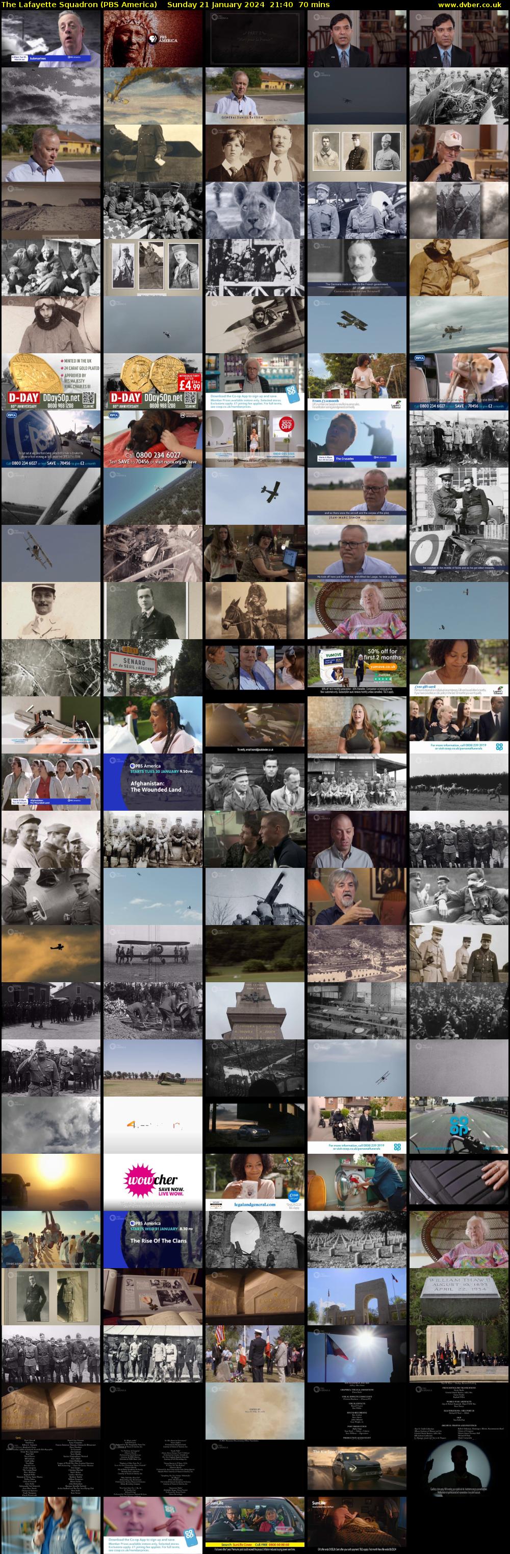 The Lafayette Squadron (PBS America) Sunday 21 January 2024 21:40 - 22:50