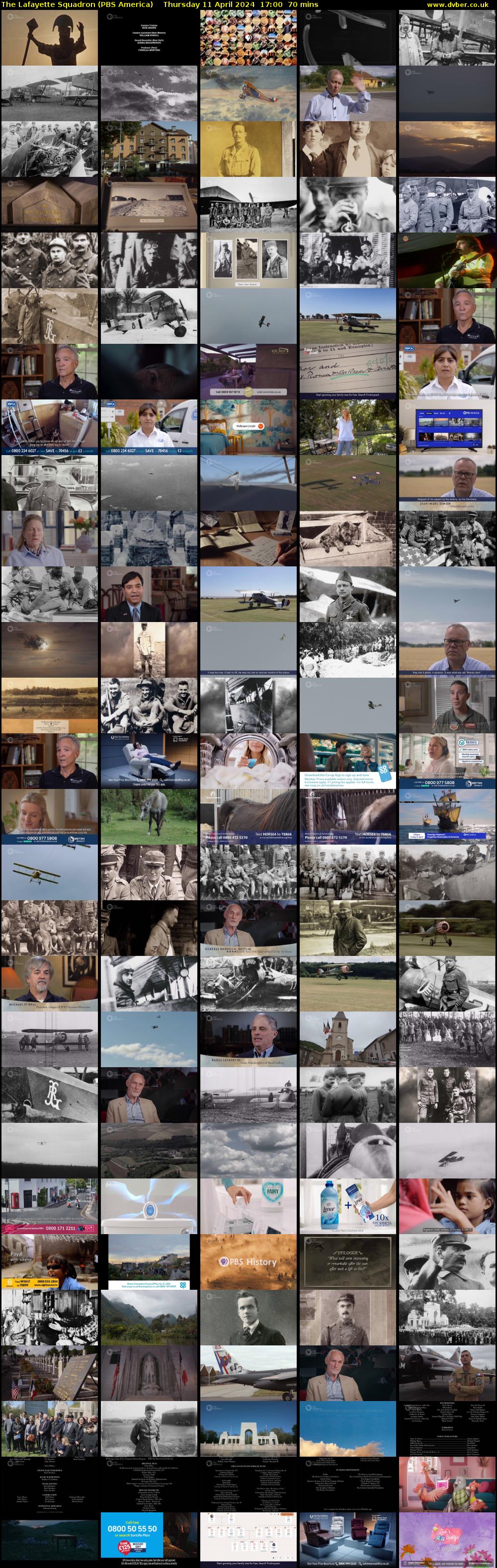 The Lafayette Squadron (PBS America) Thursday 11 April 2024 17:00 - 18:10