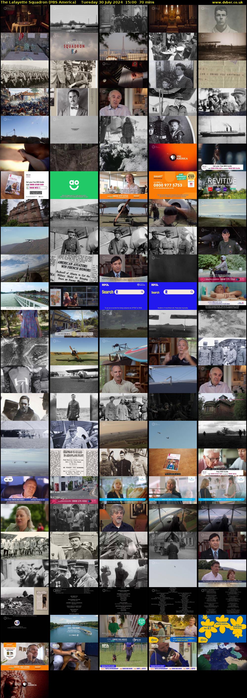 The Lafayette Squadron (PBS America) Tuesday 30 July 2024 15:00 - 16:10