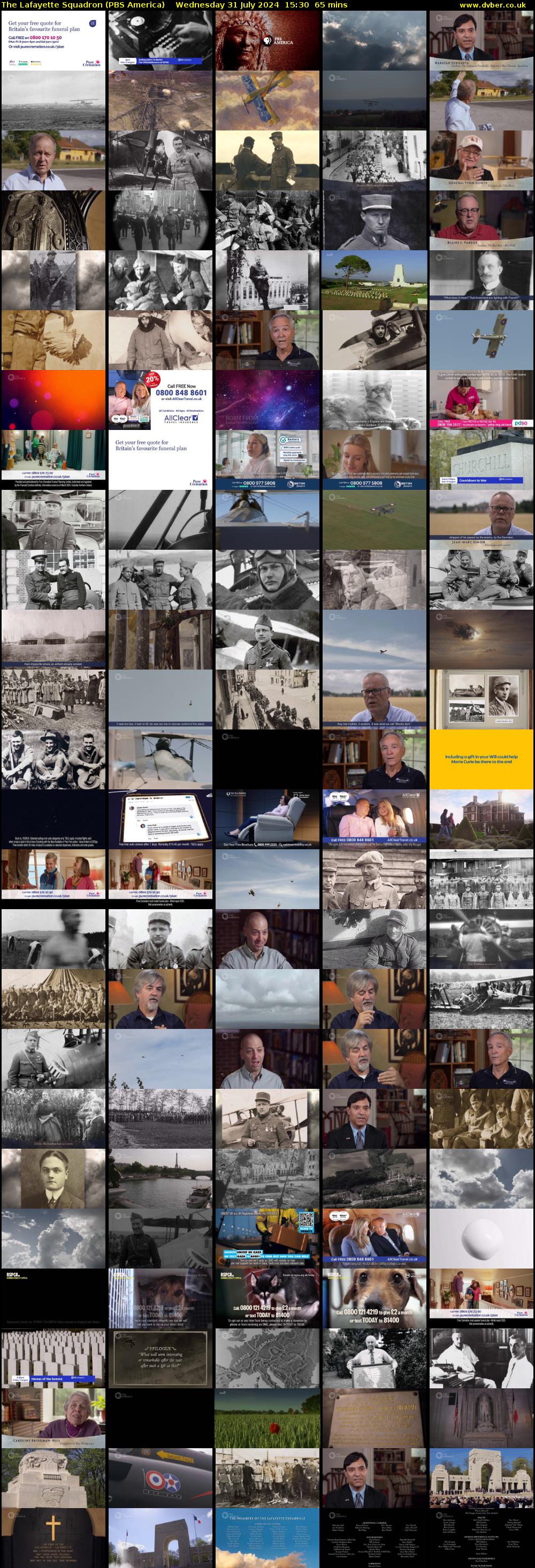 The Lafayette Squadron (PBS America) Wednesday 31 July 2024 15:30 - 16:35
