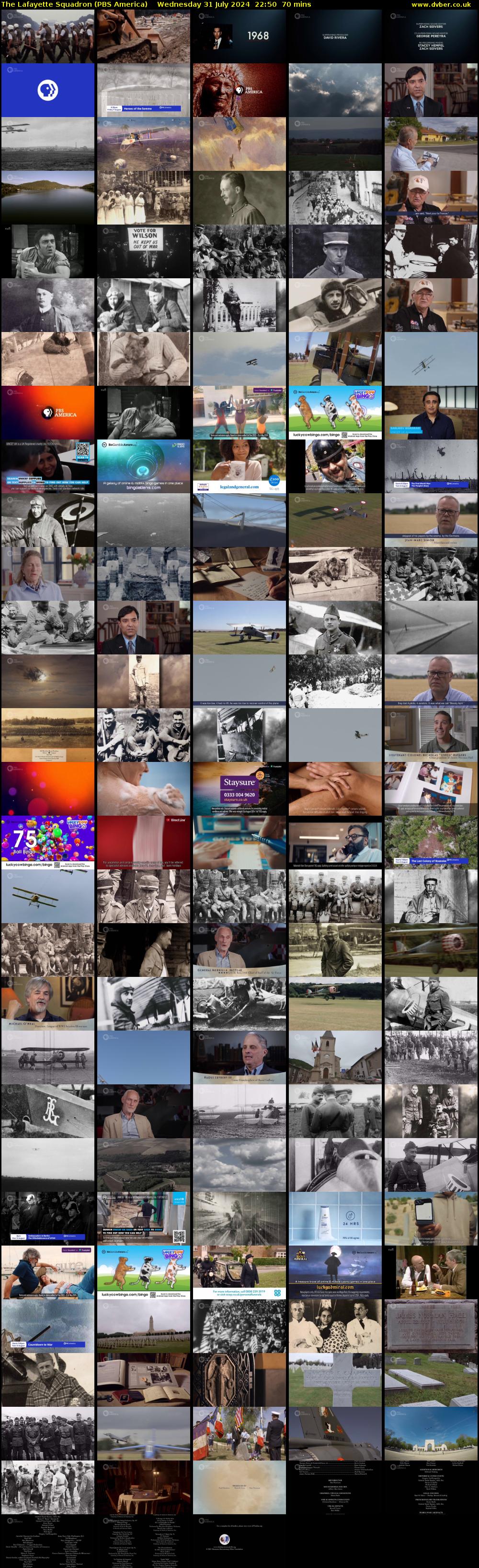 The Lafayette Squadron (PBS America) Wednesday 31 July 2024 22:50 - 00:00
