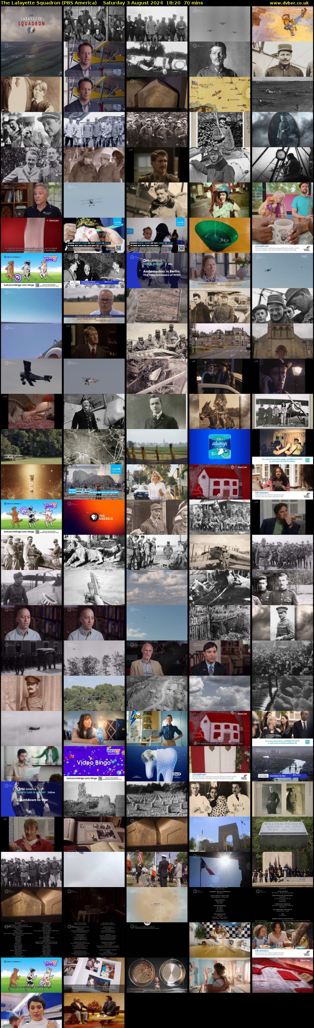 The Lafayette Squadron (PBS America) Saturday 3 August 2024 18:20 - 19:30