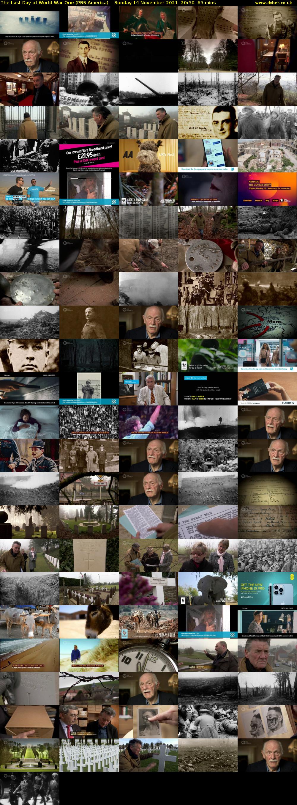 The Last Day of World War One (PBS America) Sunday 14 November 2021 20:50 - 21:55