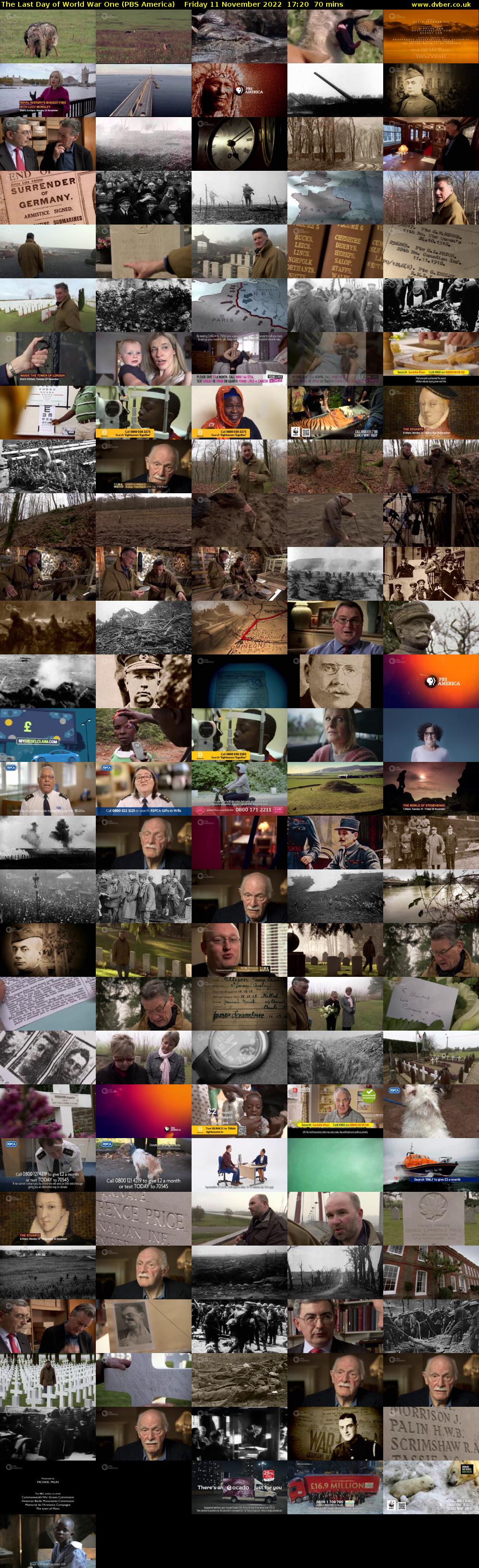 The Last Day of World War One (PBS America) Friday 11 November 2022 17:20 - 18:30