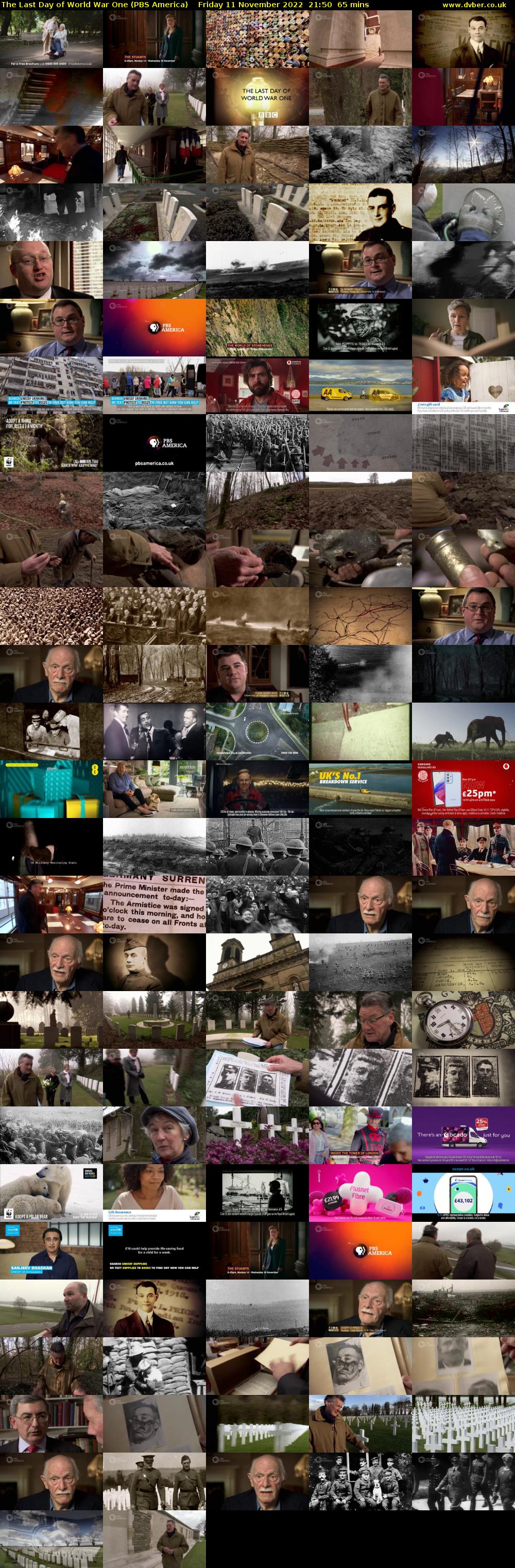 The Last Day of World War One (PBS America) Friday 11 November 2022 21:50 - 22:55