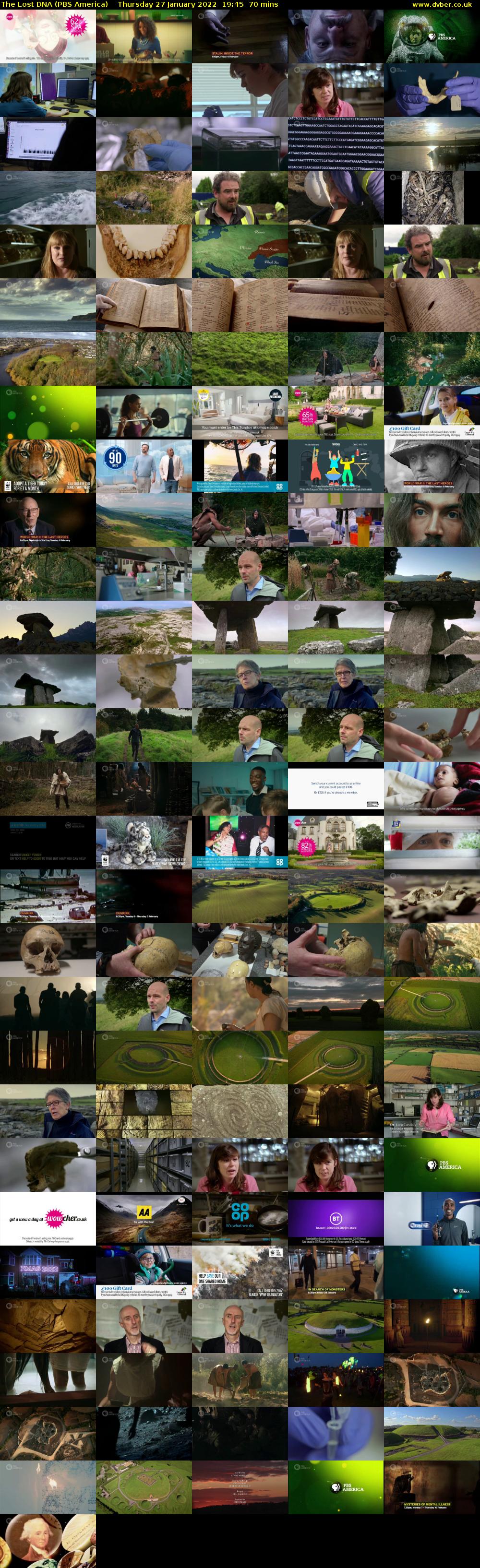 The Lost DNA (PBS America) Thursday 27 January 2022 19:45 - 20:55