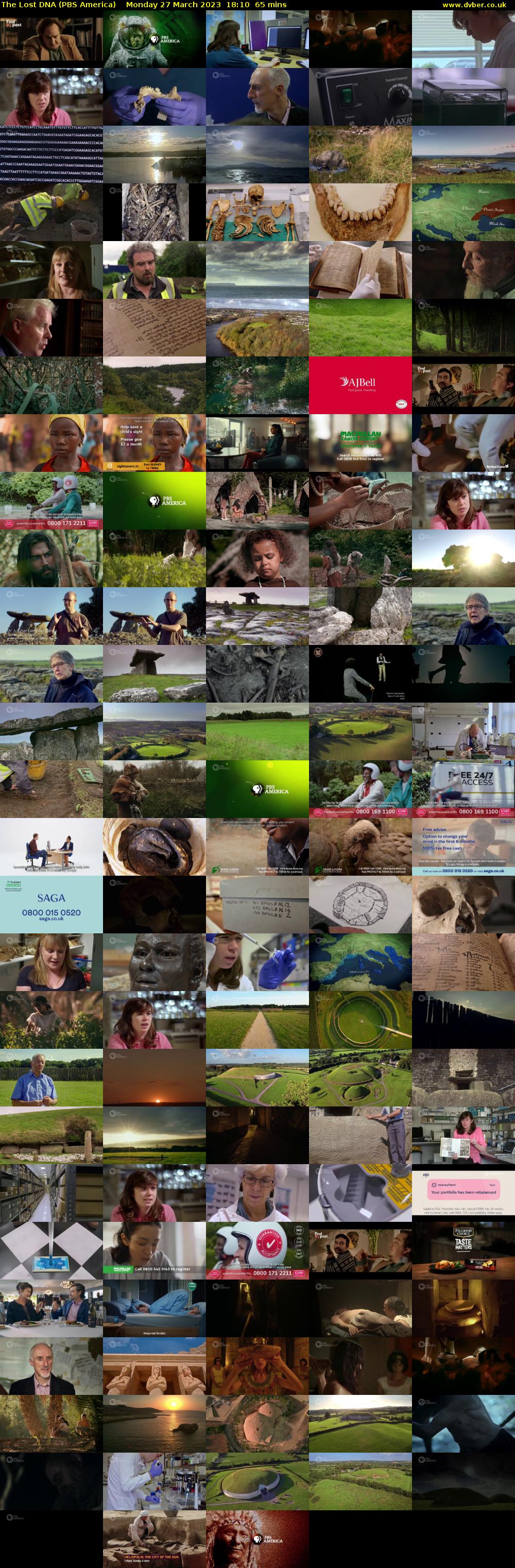 The Lost DNA (PBS America) Monday 27 March 2023 18:10 - 19:15