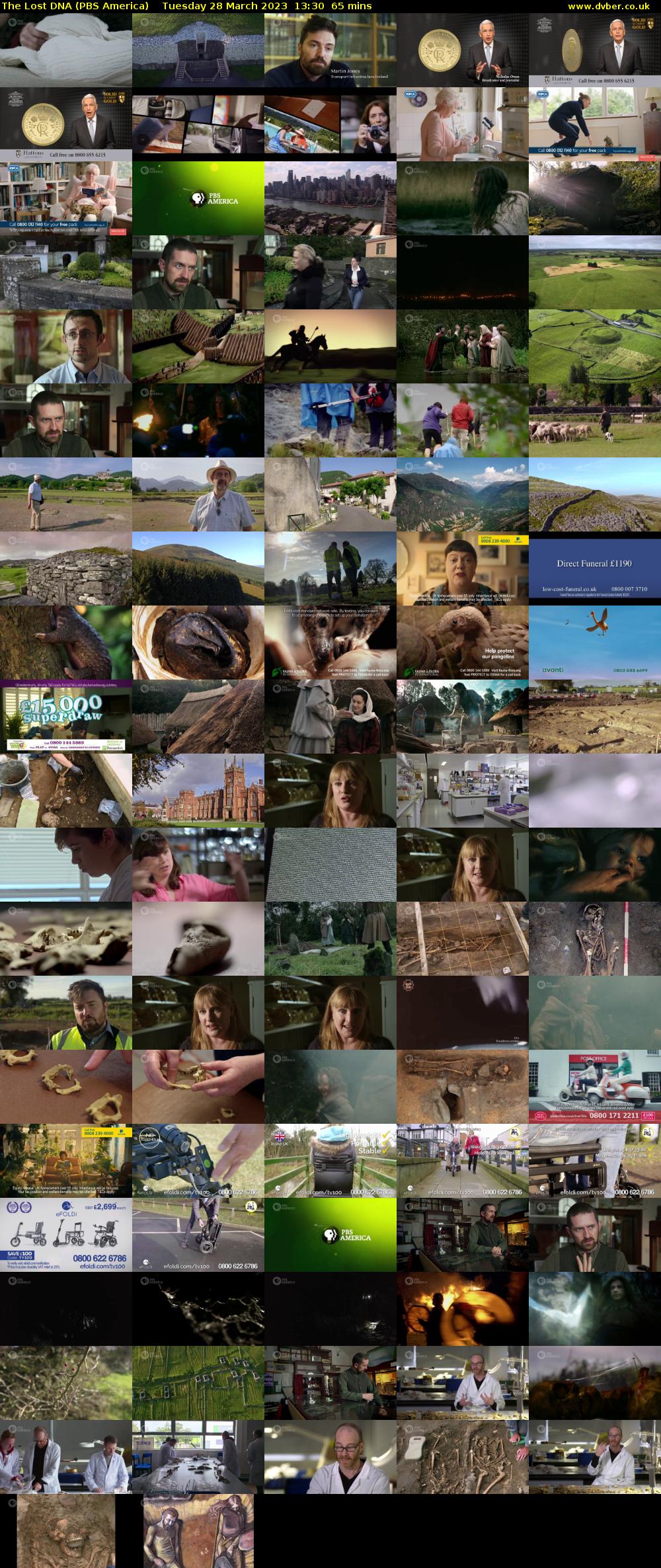 The Lost DNA (PBS America) Tuesday 28 March 2023 13:30 - 14:35