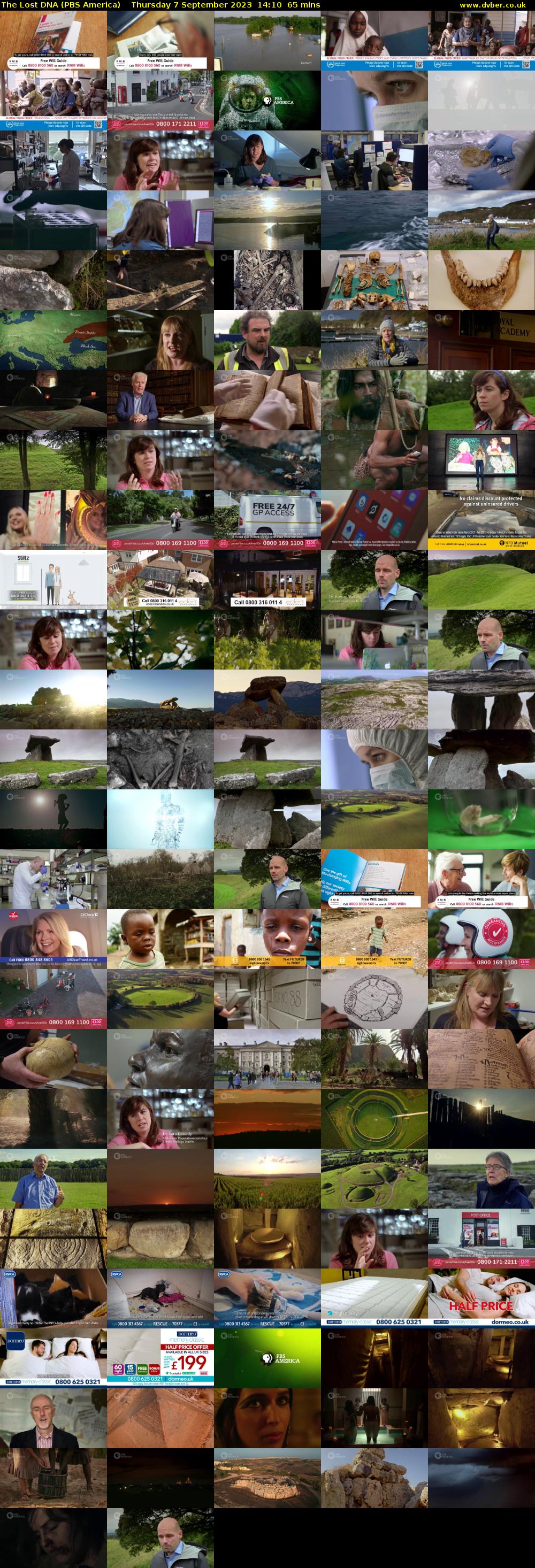 The Lost DNA (PBS America) Thursday 7 September 2023 14:10 - 15:15