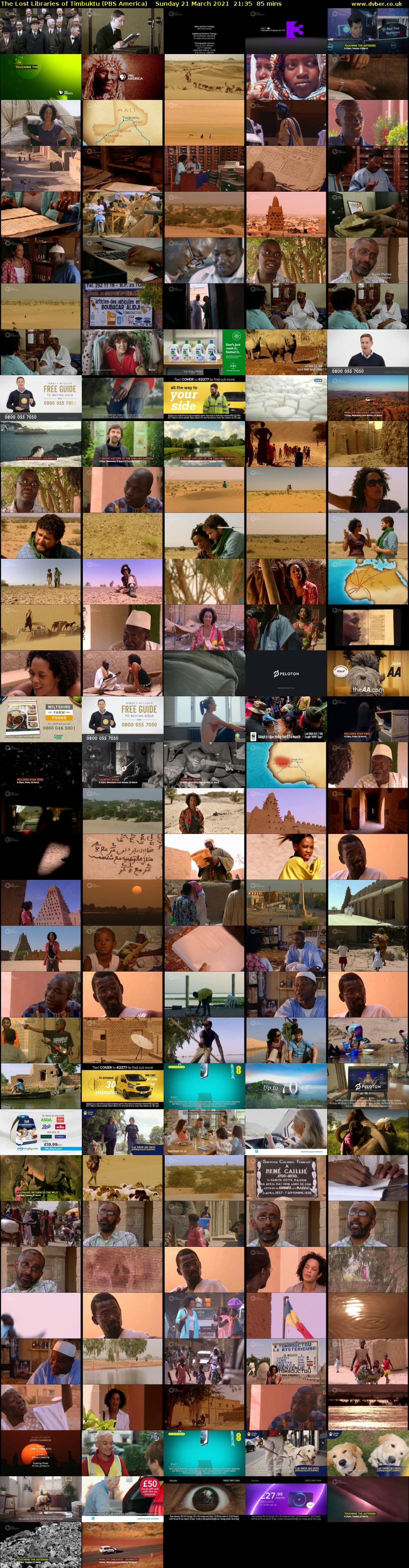 The Lost Libraries of Timbuktu (PBS America) Sunday 21 March 2021 21:35 - 23:00