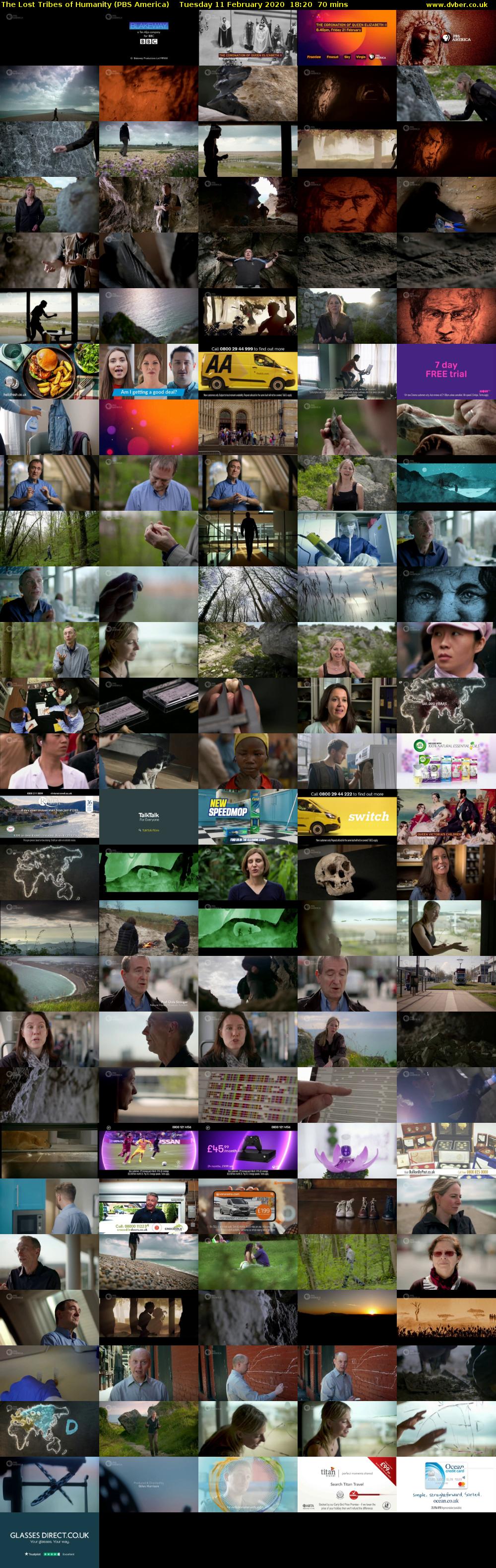 The Lost Tribes of Humanity (PBS America) Tuesday 11 February 2020 18:20 - 19:30