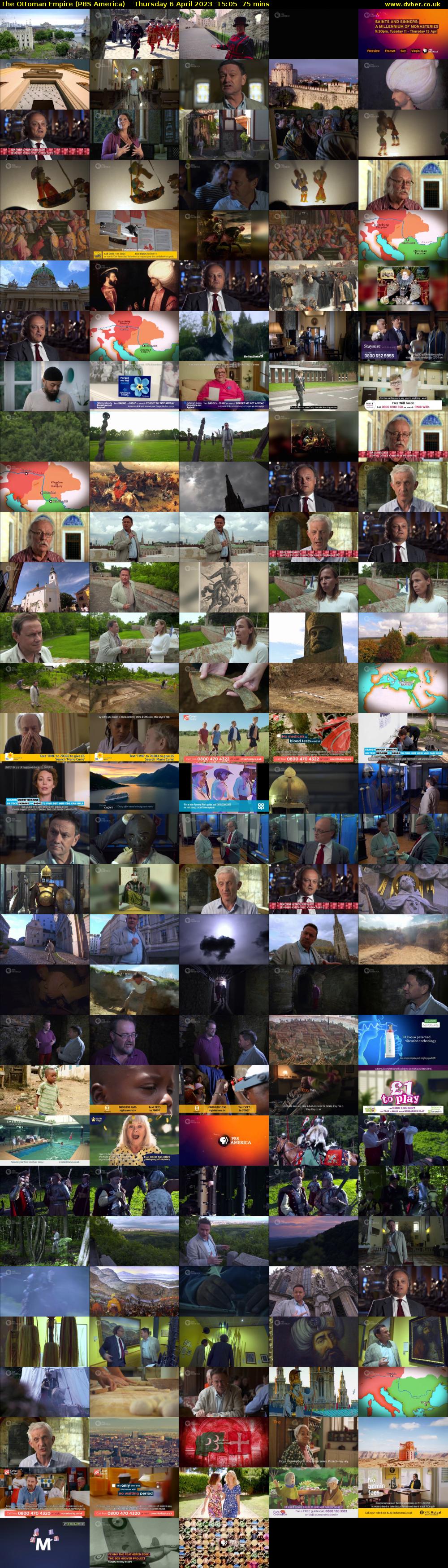 The Ottoman Empire (PBS America) Thursday 6 April 2023 15:05 - 16:20