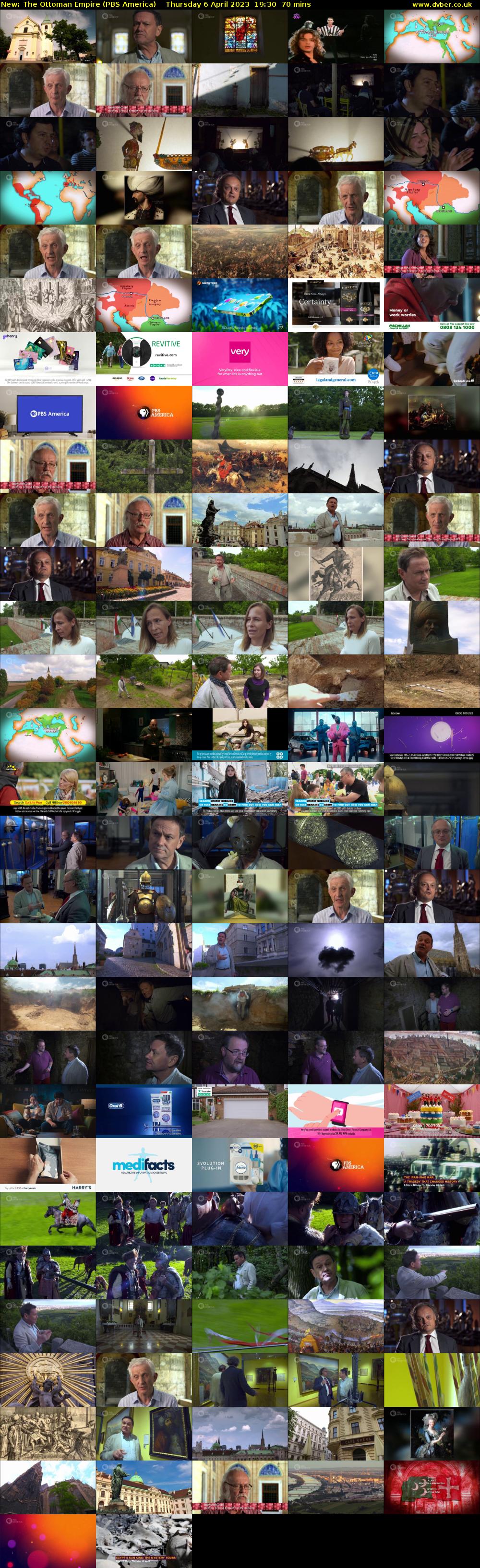 The Ottoman Empire (PBS America) Thursday 6 April 2023 19:30 - 20:40