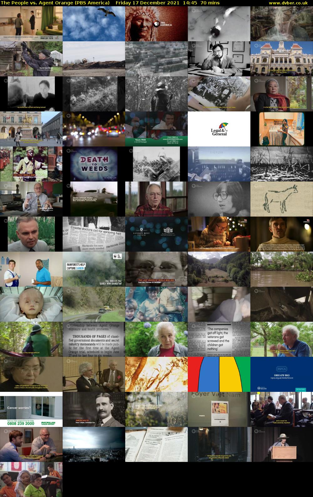 The People vs. Agent Orange (PBS America) Friday 17 December 2021 14:45 - 15:55