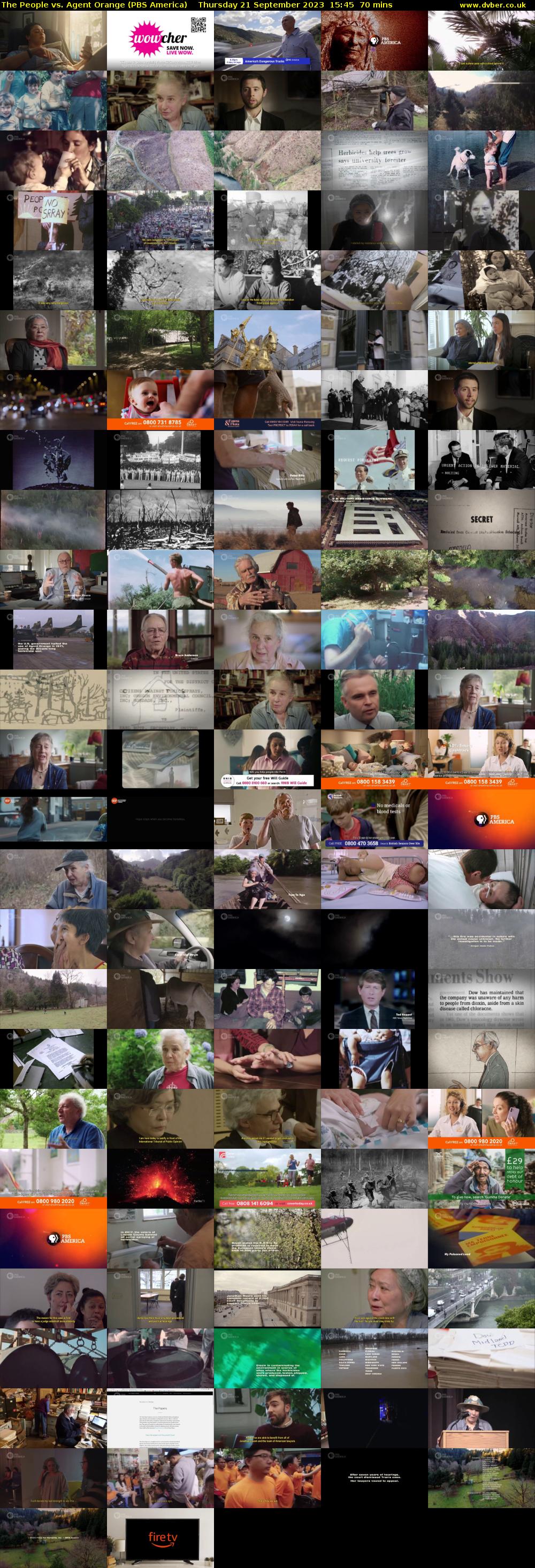 The People vs. Agent Orange (PBS America) Thursday 21 September 2023 15:45 - 16:55