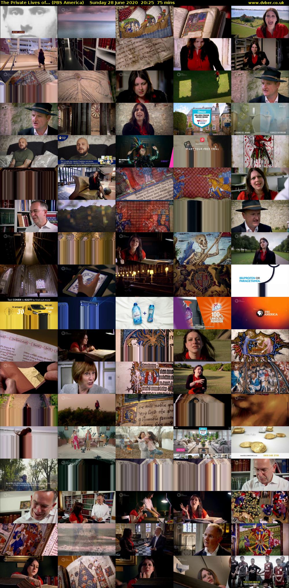 The Private Lives of... (PBS America) Sunday 28 June 2020 20:25 - 21:40