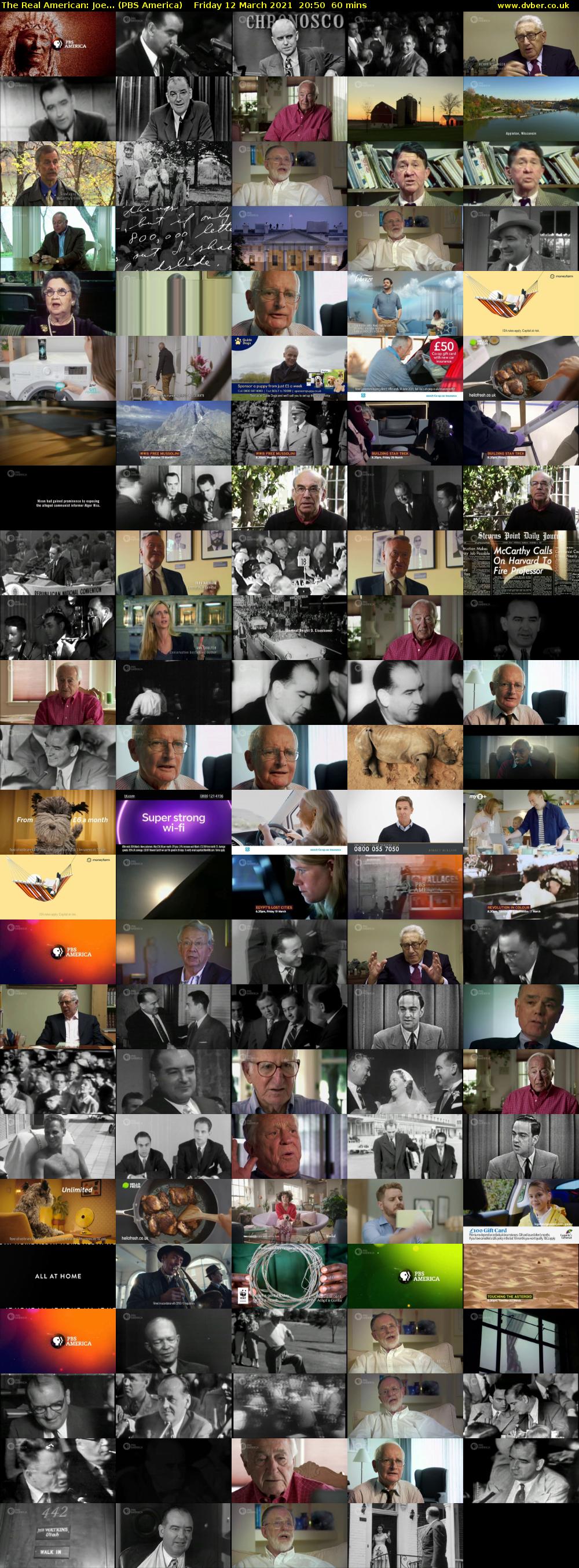 The Real American: Joe... (PBS America) Friday 12 March 2021 20:50 - 21:50