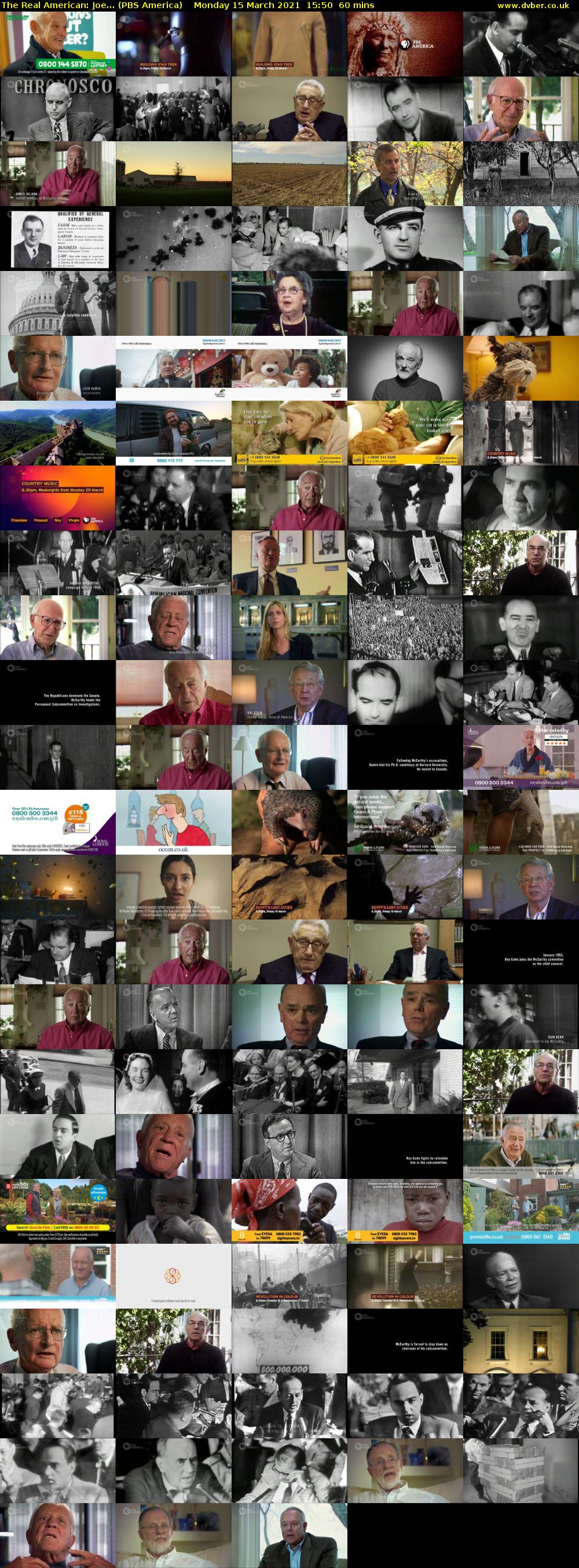 The Real American: Joe... (PBS America) Monday 15 March 2021 15:50 - 16:50