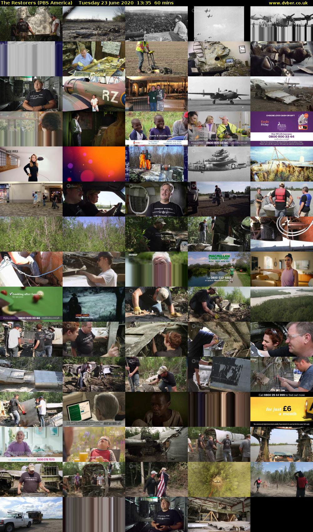The Restorers (PBS America) Tuesday 23 June 2020 13:35 - 14:35